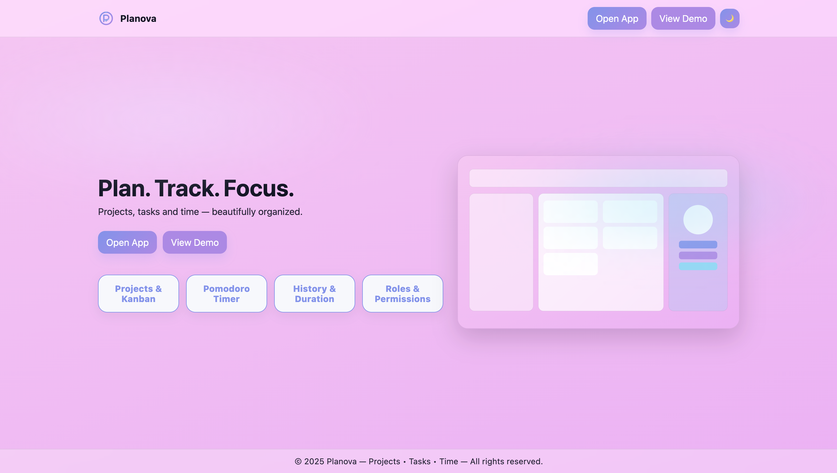 Planova project cover